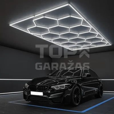 hexagon apsvietimas, hexagon led apsvietimas, korys led, hexagon korys