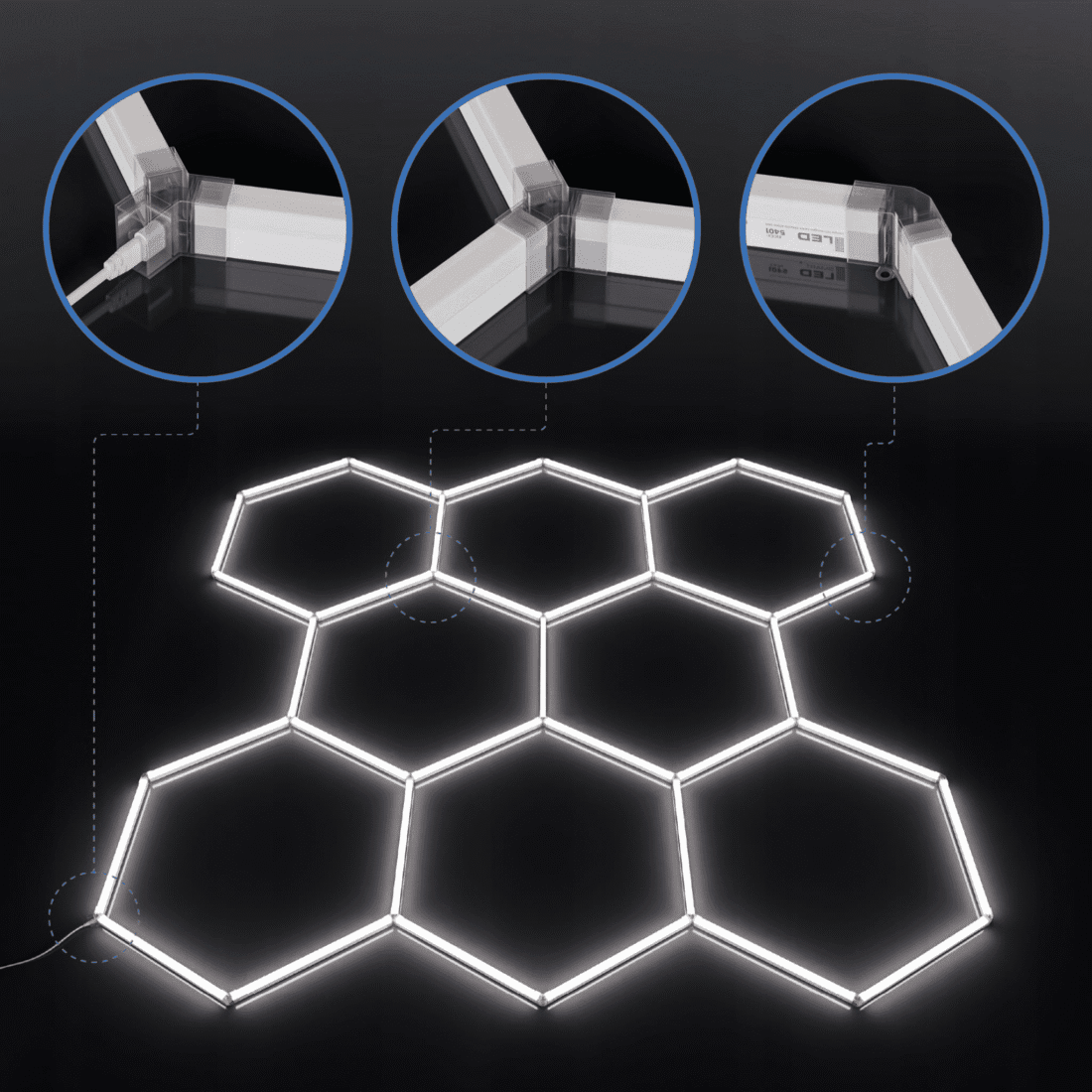 hexagon apsvietimas